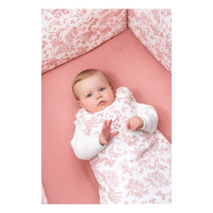 Tartine et Chocolat - Toile de Jouy Baby-Schlafsack | Pfirsich