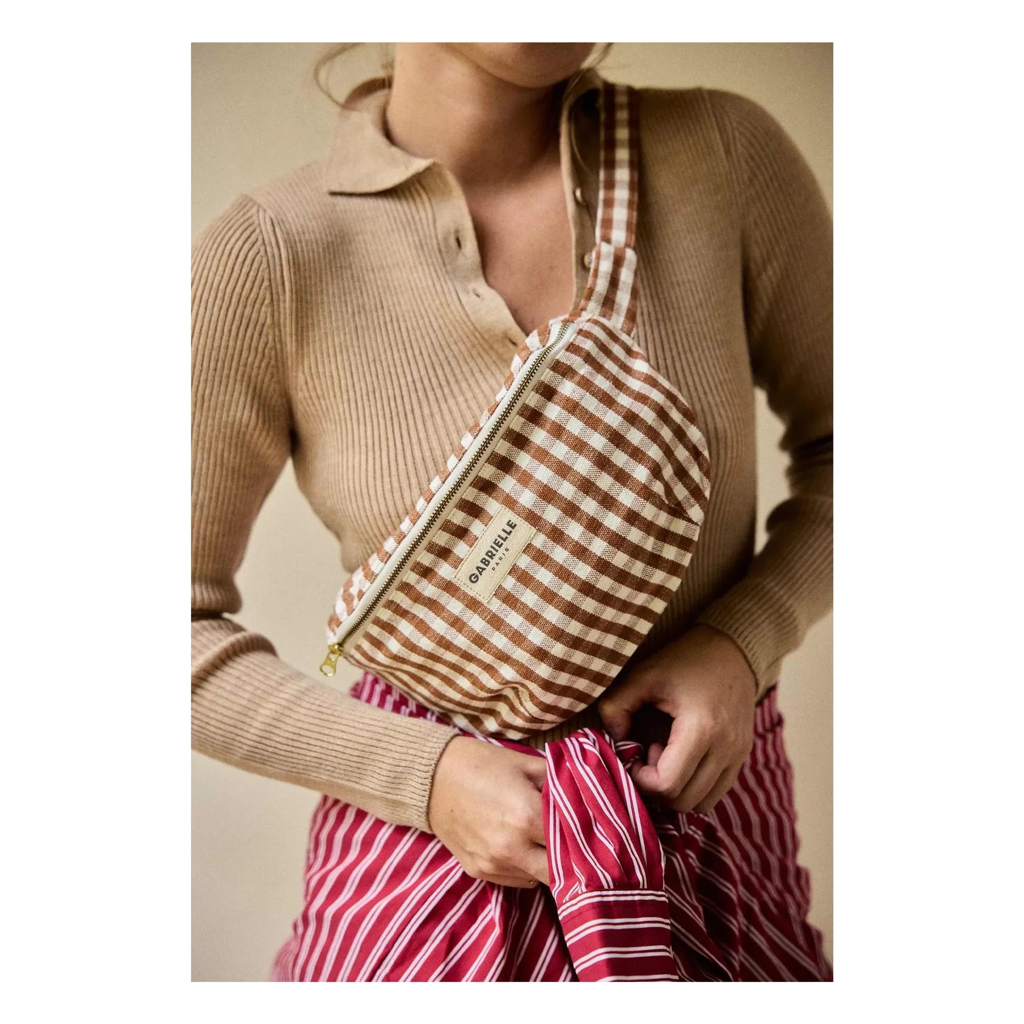Gabrielle Paris - Plaid banana mocha | Mocha