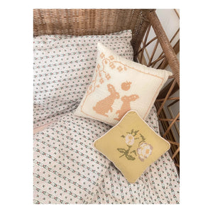 Editions Aimable - Clovis Floral Cushion | Pistachio Green