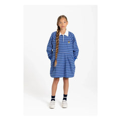 Dedo en la nariz - Vestido Polo Esee a rayas | Marrón
