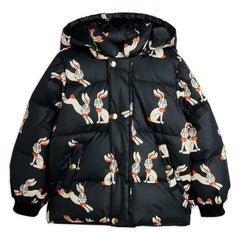 Mini Rodini - Lapins Jacke mit recycelter Faserfüllung | Schwarz