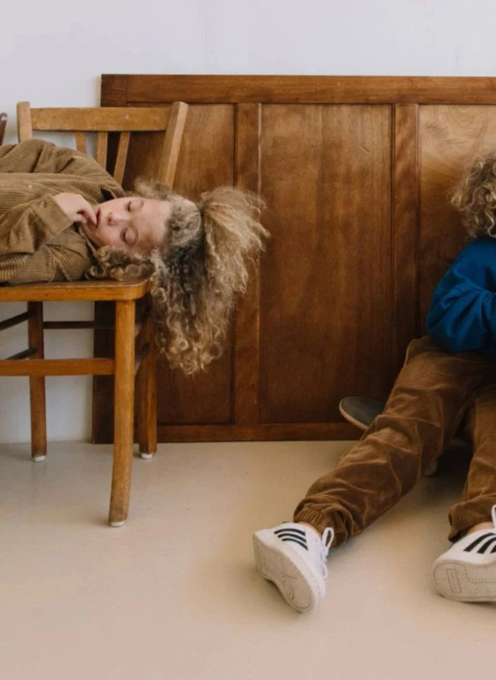 We Are Kids - Ronnie Kadife Organik Jogger | Kahverengi