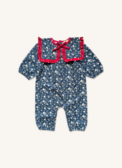 Louis Louise - Mono Celiciane con Estampado Floral | Azul Marino
