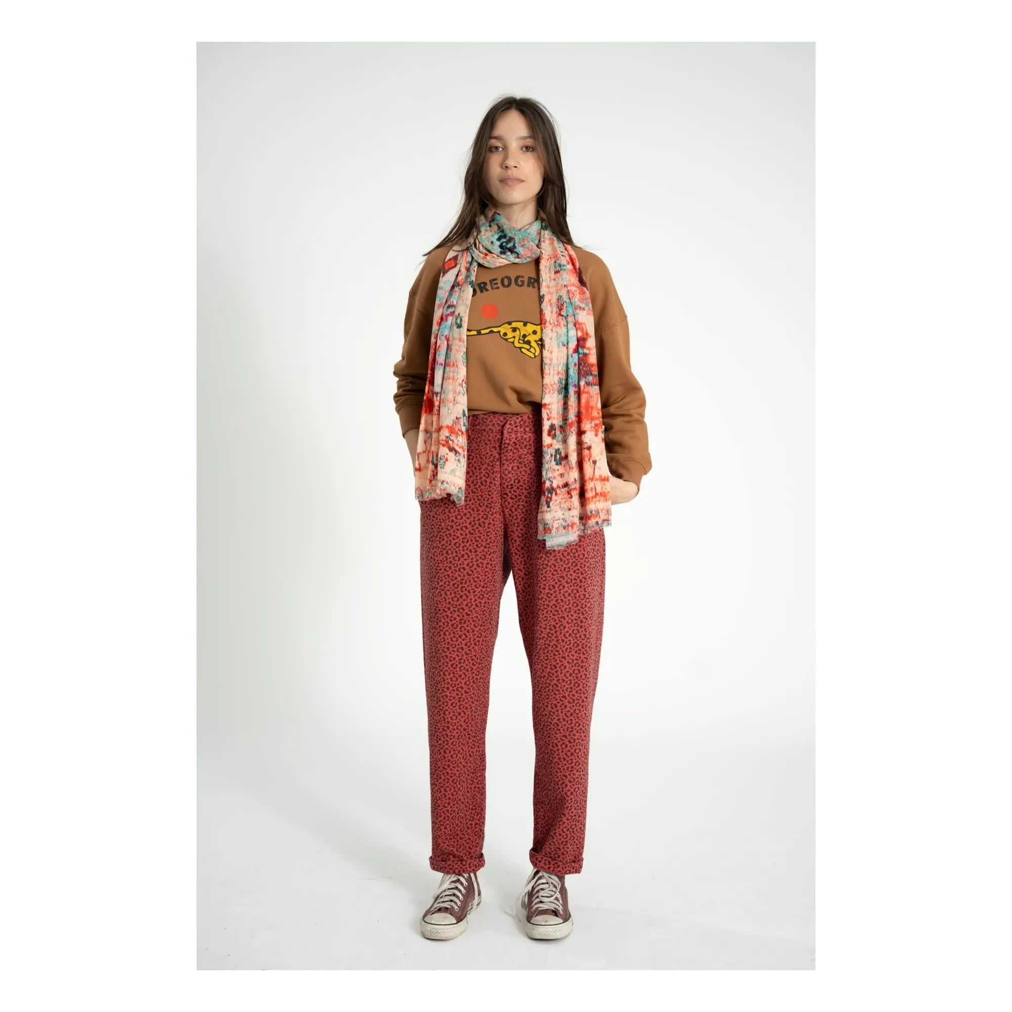 Sisters Department - Julie Sweatshirt Bio-Baumwolle | Braun