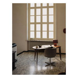 Ferm Living - Rico Samt-Bürostuhl | Grau