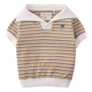 Gingersnaps - polo de rayas Nicholas | Blanco