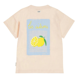 Tumble N'Dry - Oversize Tişört Lemons Organik pamuk | Şeftali