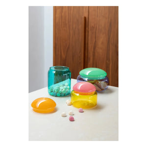 &Klevering - Pouf glass jar | Lilac