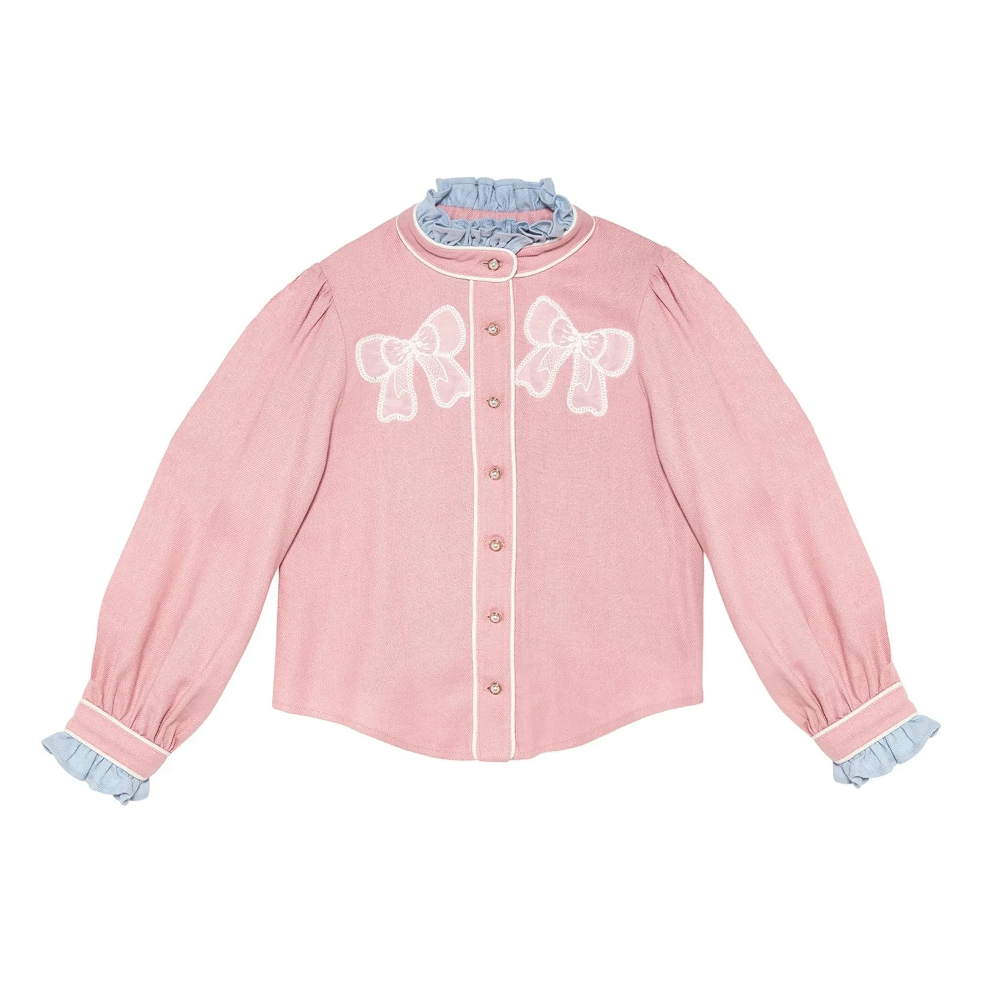 Tutu du Monde - Sweet Memory Blouse Düğümler | Pembe