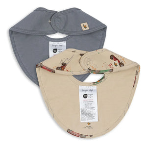 Konges Sløjd - Grand Prix Halstuch Lätzchen - 2er Set | Blau