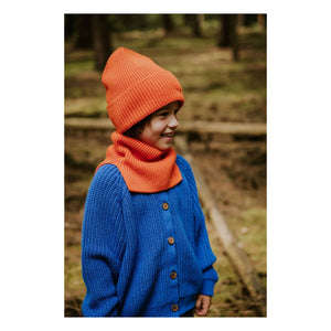 Yuki - Organic Cotton Endless Choker | Orange