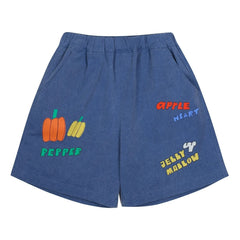 Jelly Mallow - Kurze Hose Apple Heart | Blau