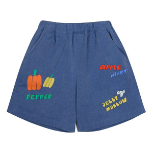 Jelly Mallow - Kurze Hose Apple Heart | Blau