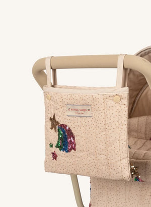 Konges Sløjd - Cochecito Minnie Estrella Arcoíris para muñecas