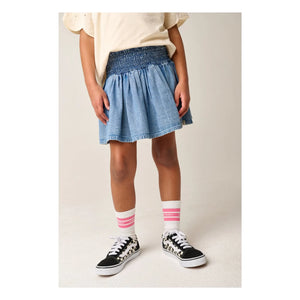 Tumble N'Dry - Gewaschener blauer Denim-Rock Anguria