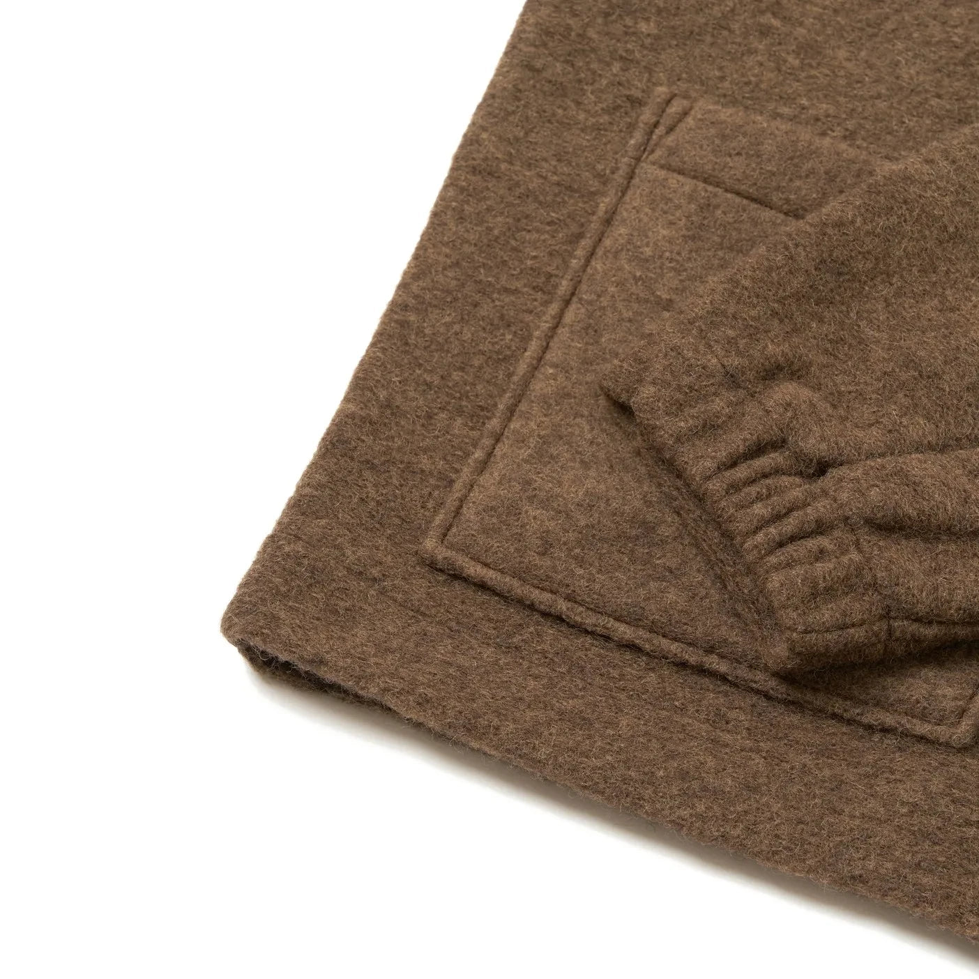 Universal Works - Rams Woll-Overshirt | Braun