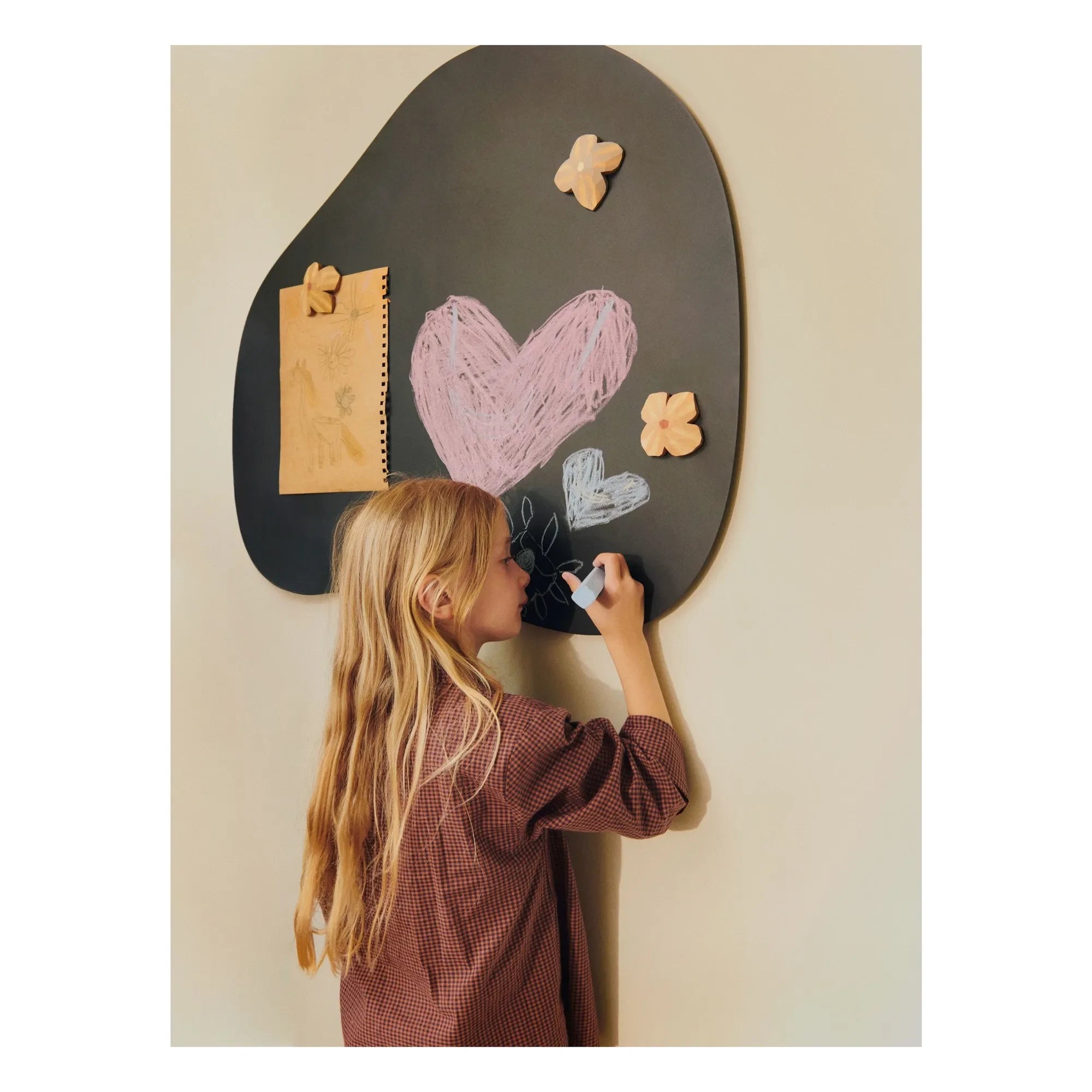 Ferm Living Kids - Willora mıknatıslı pano | Siyah