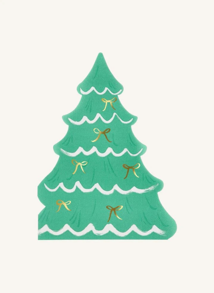 Meri Meri - Noel Ağacı Peçeteler - 16'lı Set