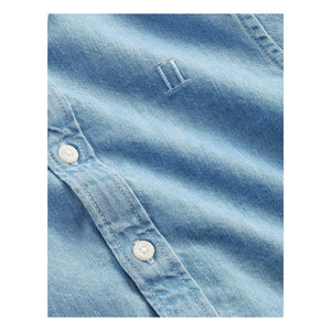 Les Deux - Konrad Denim gömlek | Yıkanmış mavi