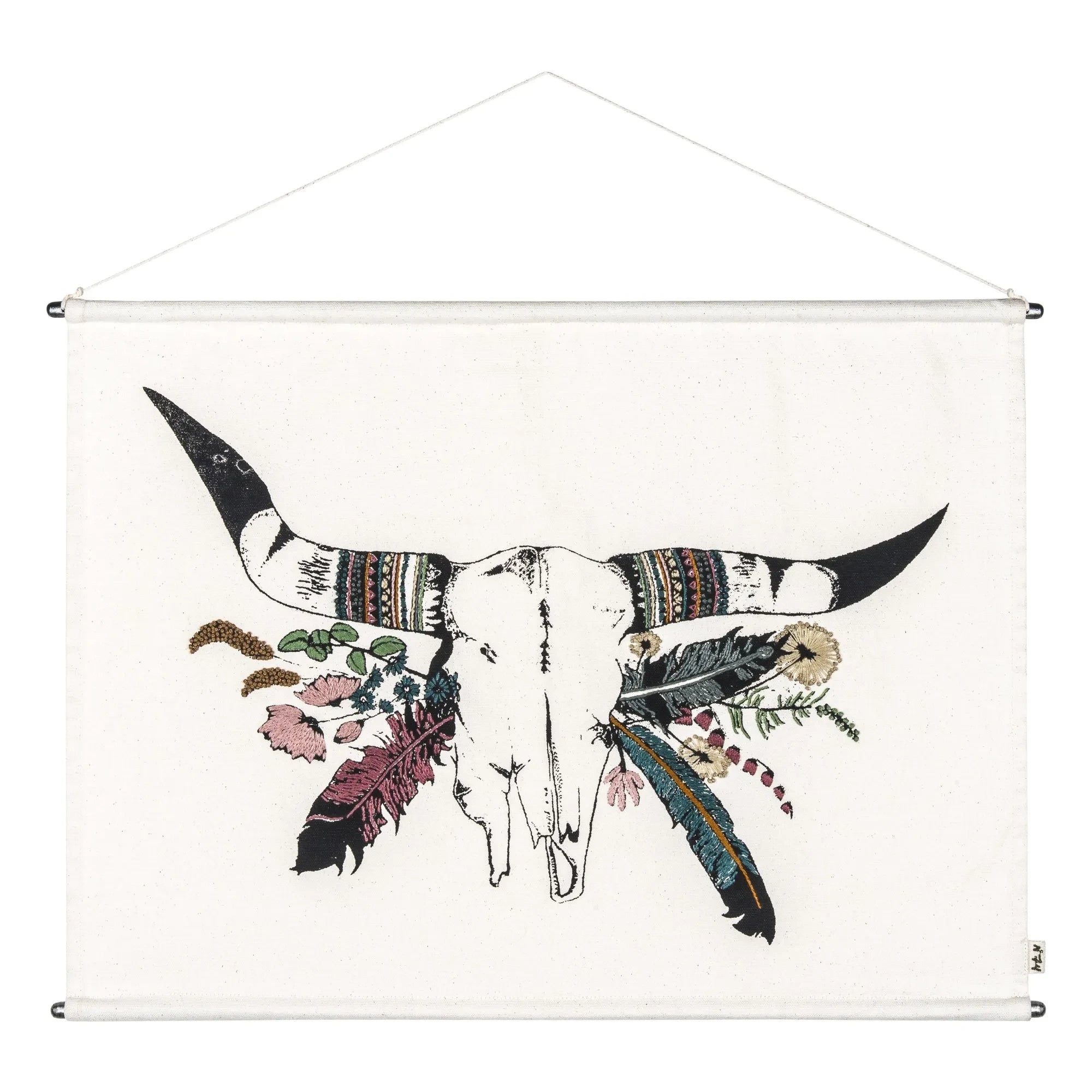 Numero 74 - Buffalo Embroidered Poster