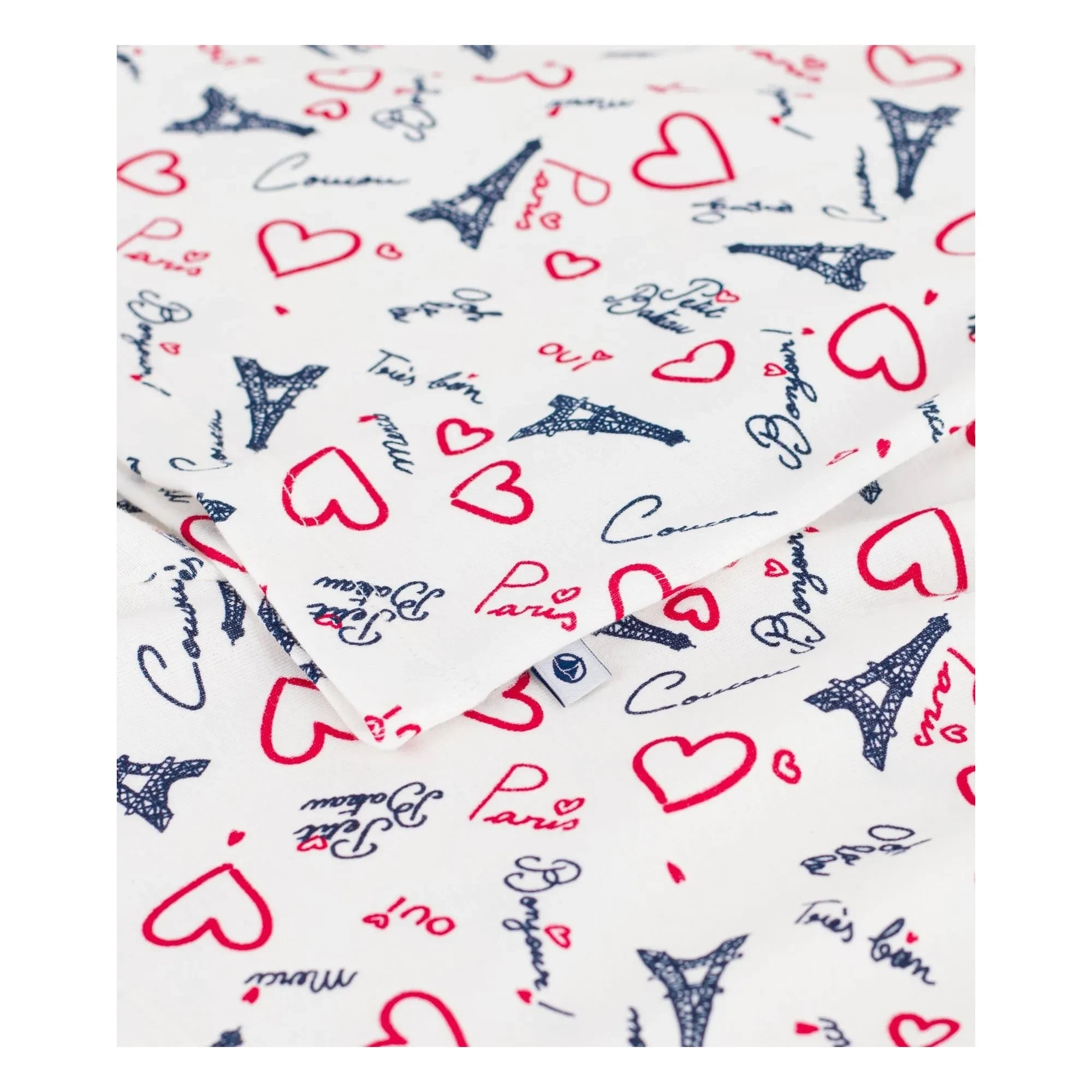 Petit Bateau - Pyjama Short Paris | Weiß