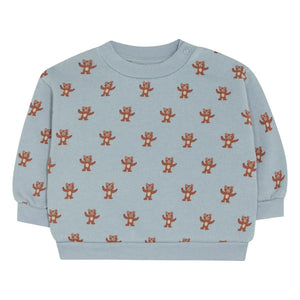 The Campamento - Teddy ayı sweatshirt | Açık mavi