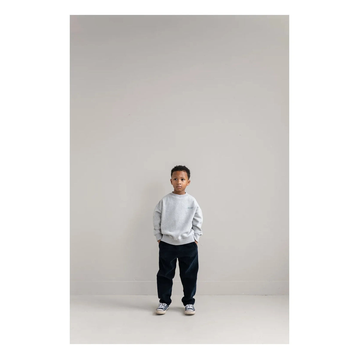 Jenest - Relaxed Corduroy Fabric Trousers | Navy