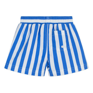 Petit Bateau - Bebek Çizgili Geri Dönüştürülmüş Elyaf Mayo Şortu | Mavi