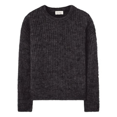 American Vintage - East Alpaca kazak | Kömür grisi