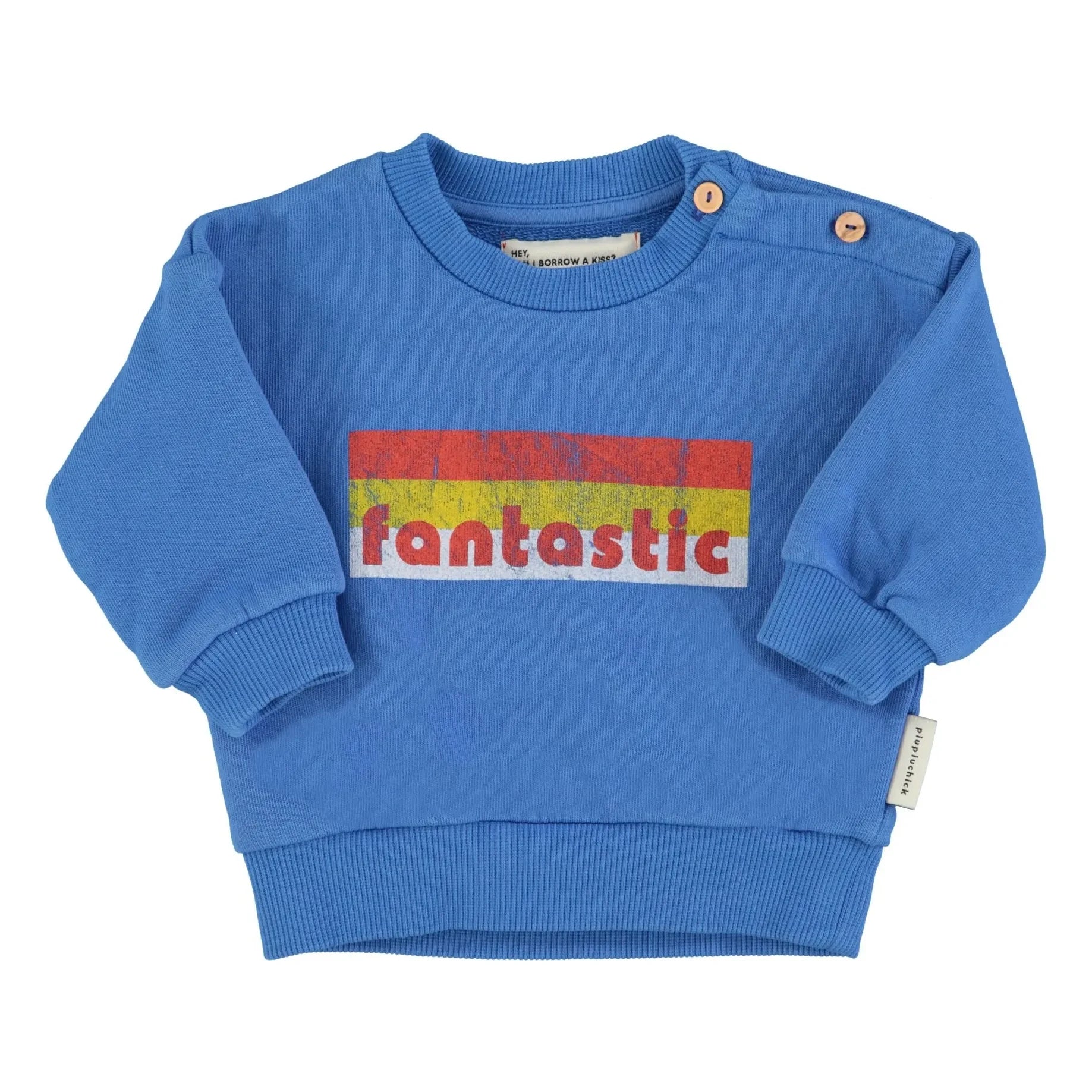 Piupiuchick - Fantastik organik pamuklu sweatshirt | Mavi