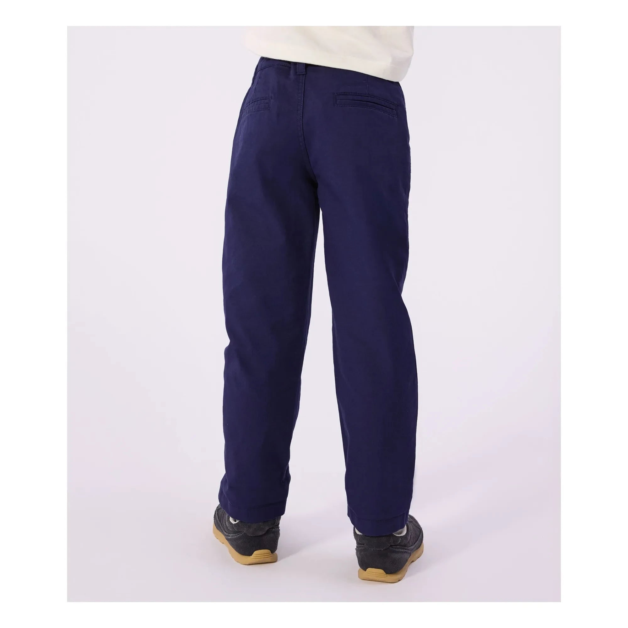 Petit Bateau - Pantalón de gabardina chino beige