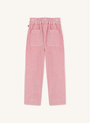 Petit Bateau - Kağıt Kese Pantolon Kadife Organik Pamuk | Pembe