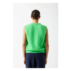 American Vintage - Vitow Wollpullover ohne Ärmel | Grün