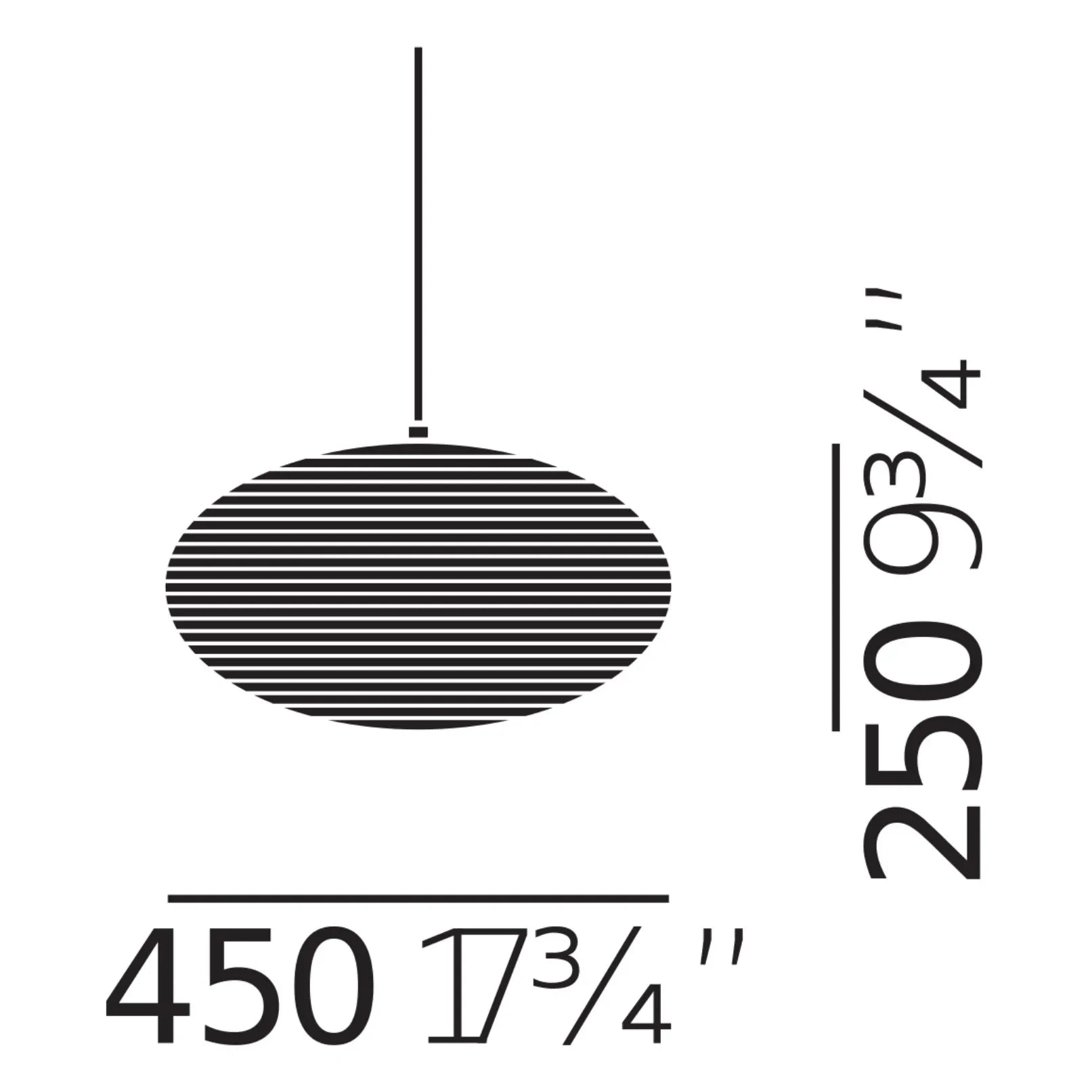 Vitra - Akari 26A sarkıt lamba | Ecru