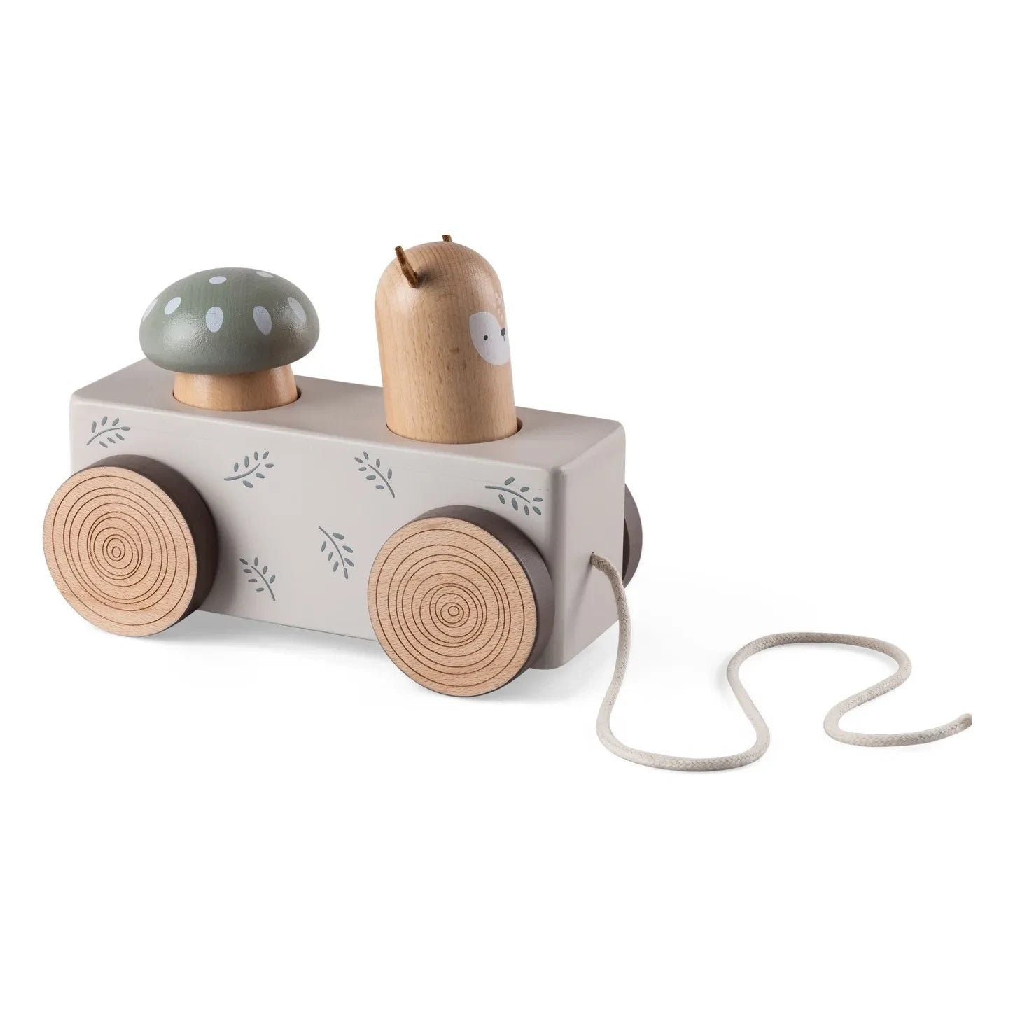 Sebra - Juguete Pop-Up de Tira y Suelta | Beige