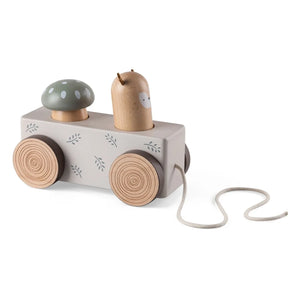Sebra - Juguete Pop-Up de Tira y Suelta | Beige