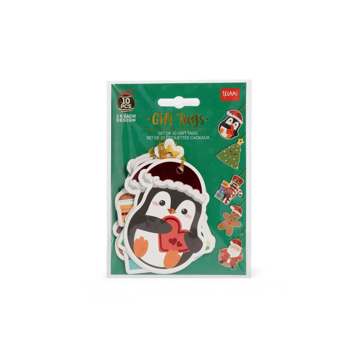 Legami - Seti 10 Noel Gift Tags
