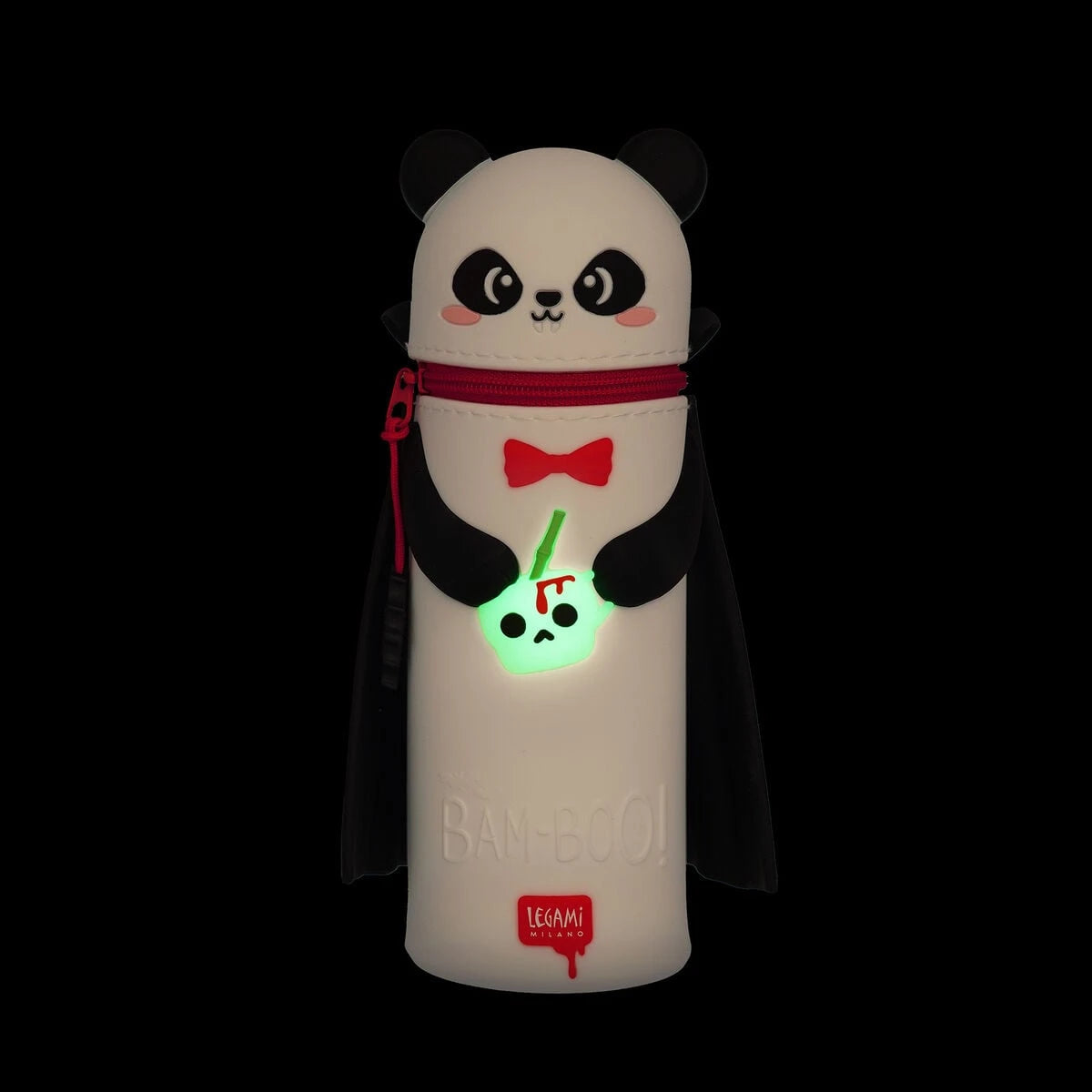 Legami - Panda Bam-Boo 2'si 1 Arada Silikon Kalem Kutusu - Şirin