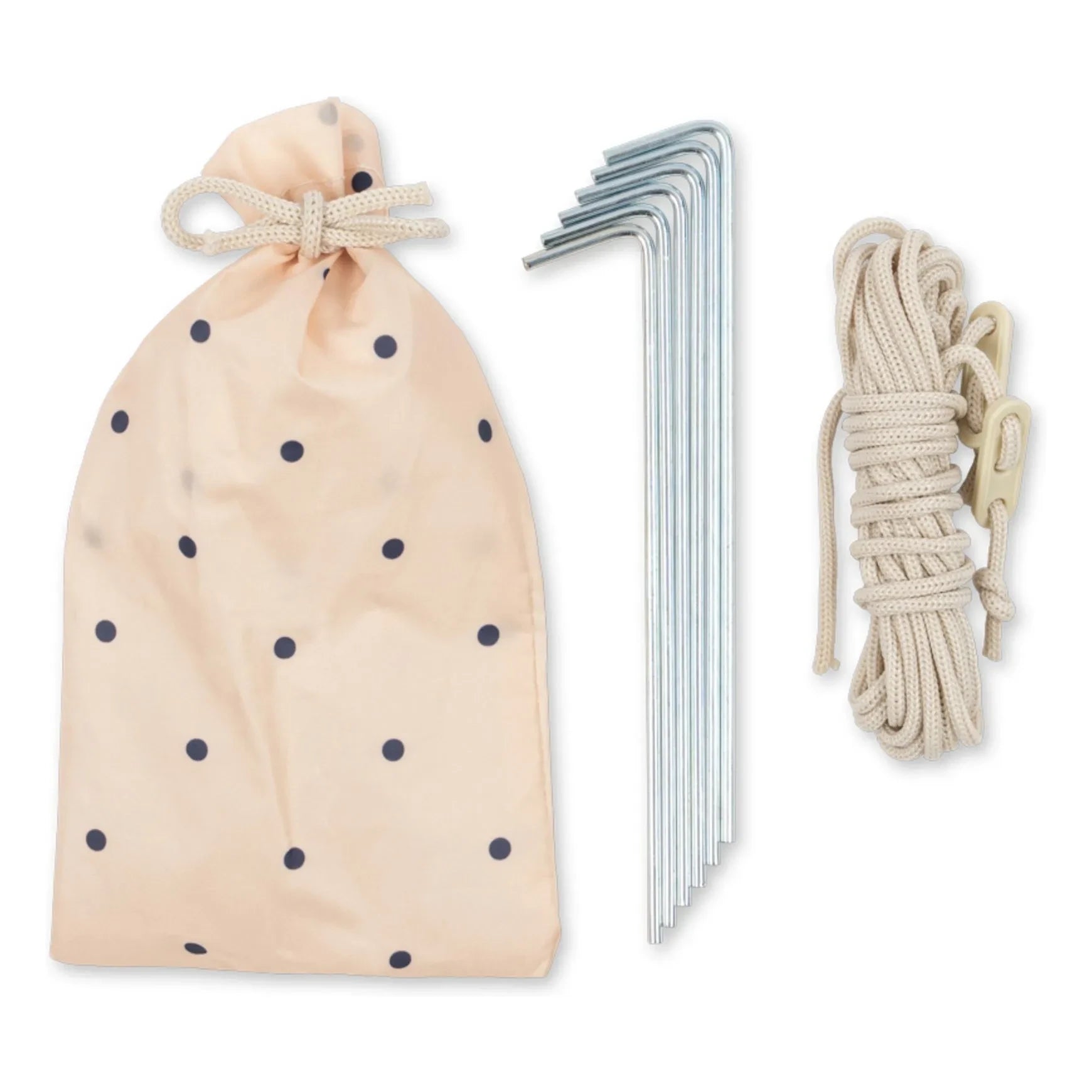 Konges Sløjd - Beige | Navy Dot Beach Tent