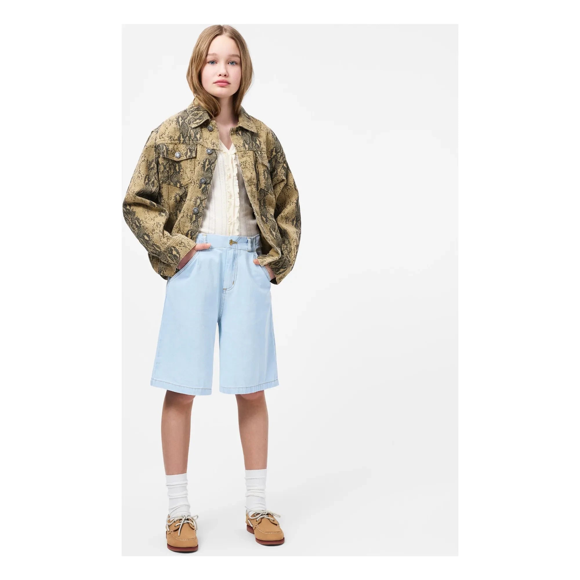 Molo - Alikami Denim Bermuda Şort | Açık Mavi