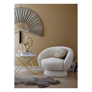 Bloomingville - Ted Lounge Sandalye | Beyaz