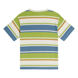 Scotch & Soda - Gestreiftes T-Shirt | Anisgrün