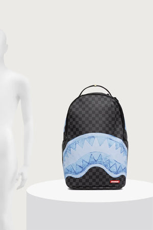 Sprayground - Siyah Suni Deri Sırt Çantası 910B8498NSZ