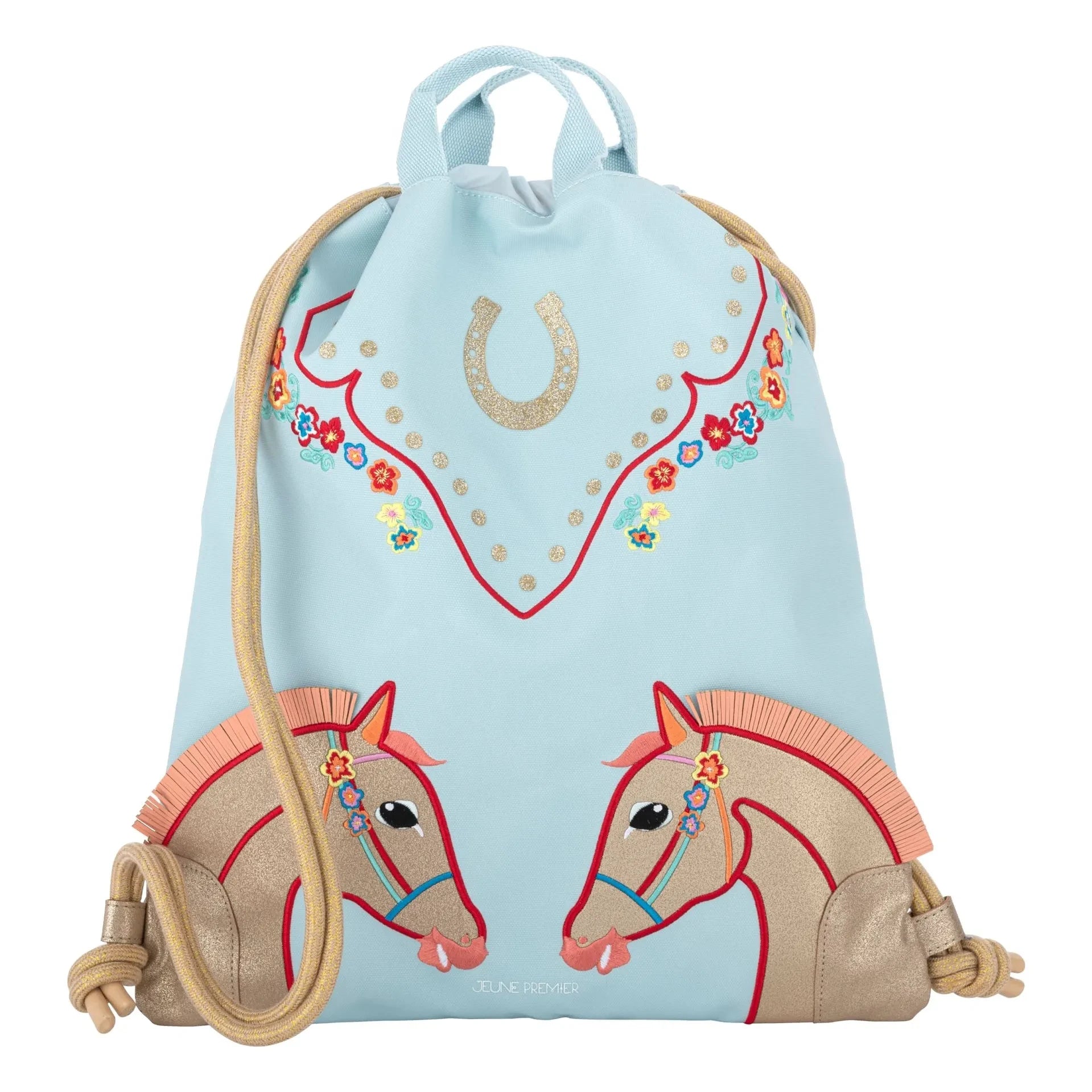 Jeune Premier - Cavalerie Florale Sports Bag | Light Blue