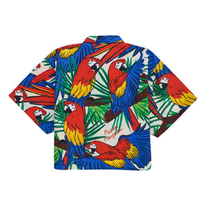 Maison Mangostan - Parrot Crop Gömlek | Mavi