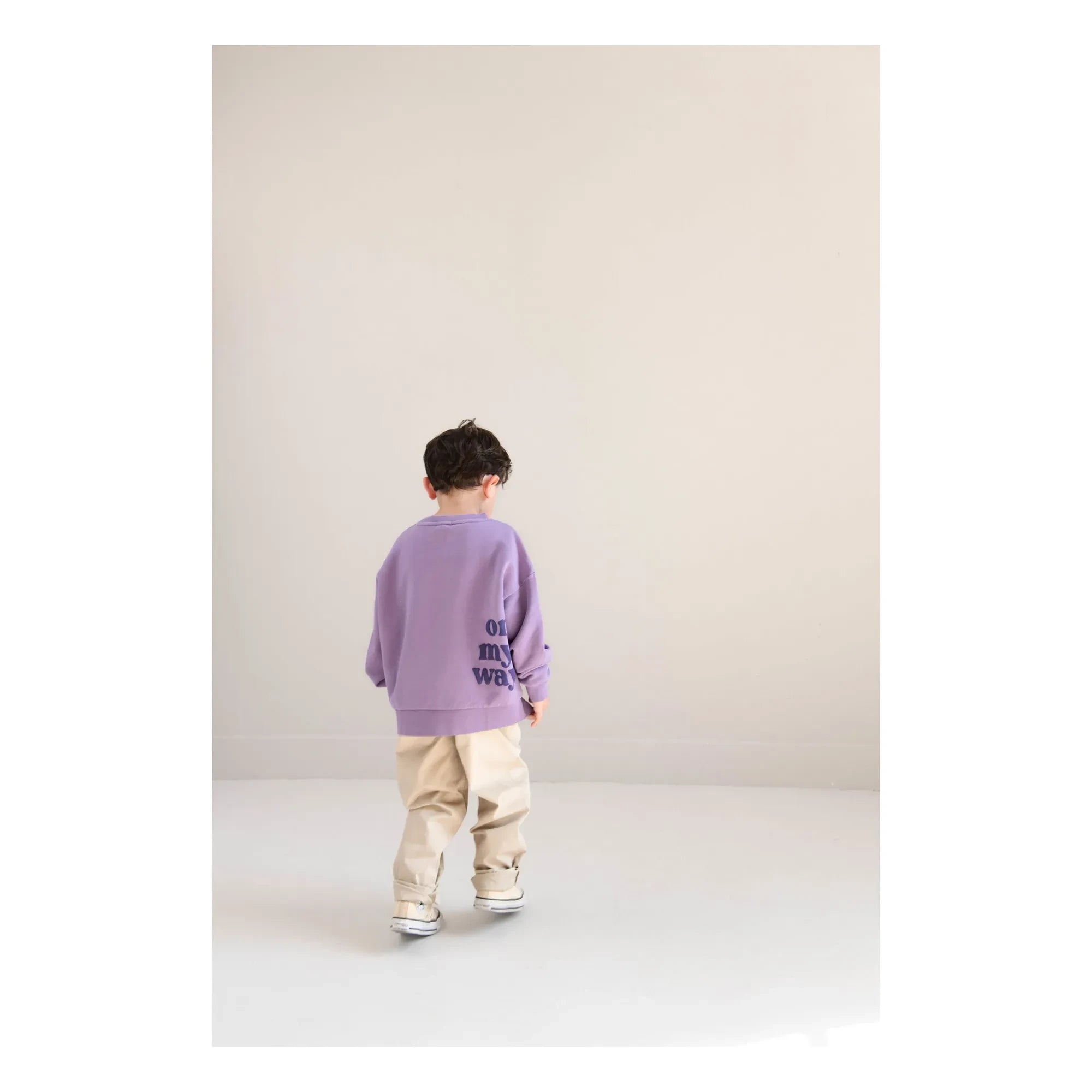 Jenest - Bo On My Way organik pamuk sweatshirt | Mor