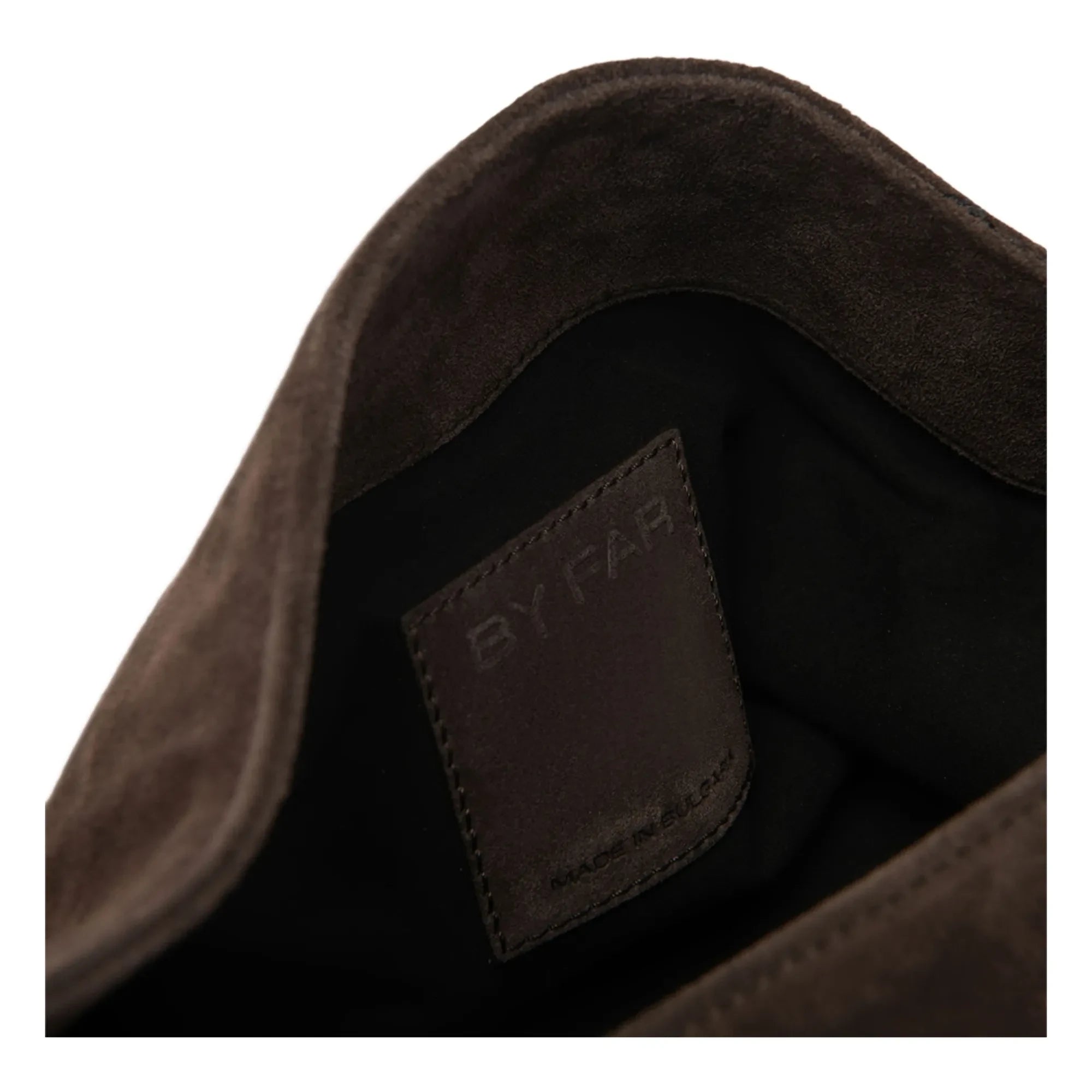 BY FAR - Bea Suede Bag | Brown