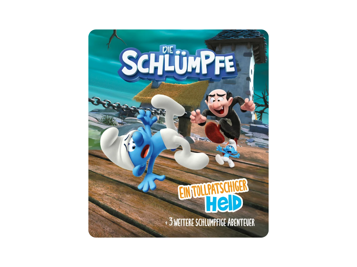Tonies - Almanca Sakar Bir Kahraman ve 3 Diğer Şirin Macera - The Smurfs