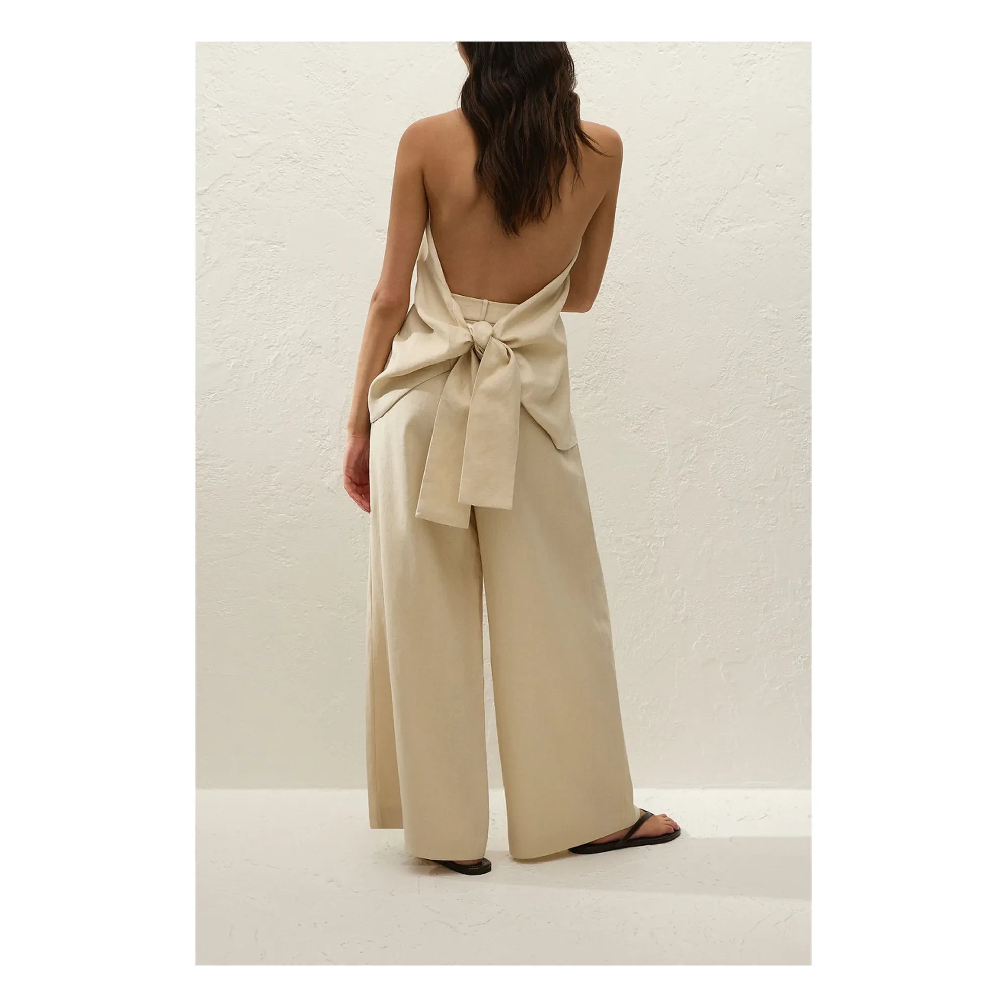 Faithfull the Brand - Sofia Keten Pantolon | Panna Cotta