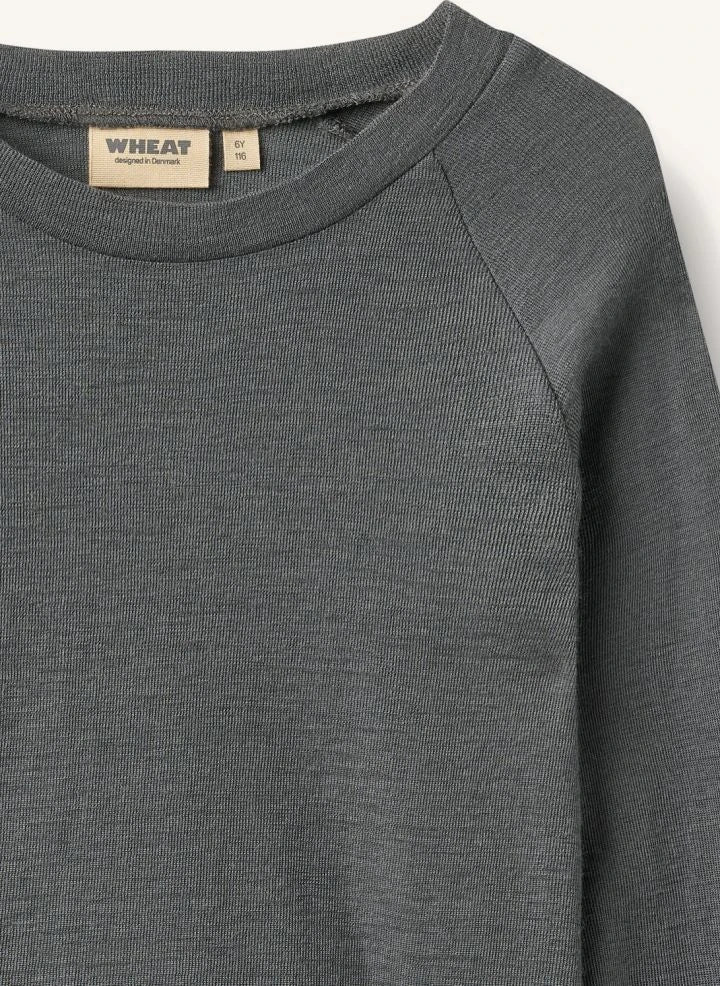 Wheat - Maane Merino Yün Tişört | Kahverengi